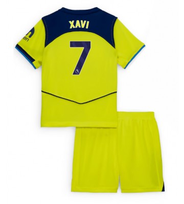 Tottenham Hotspur Xavi Simons #7 Tredjetrøje Børn 2025-26 Kortærmet (+ Korte bukser)
